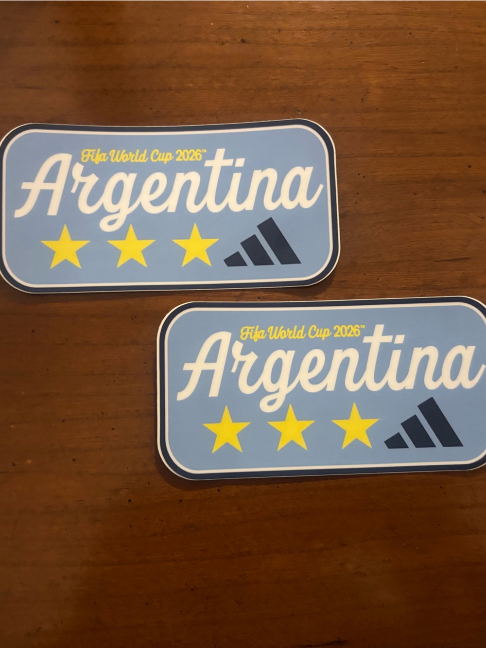 Adidas FIFA World Cup 2026 Soccer Official Sticker Pack Argentina Football Messi